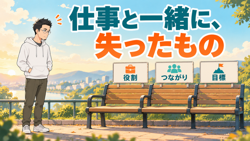 FIRE後にやることがなくなる理由——目的を見失った状態を表すイラスト