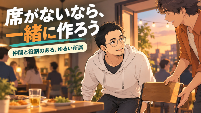 失ったのは収入ではなく「ゆるい所属」——帰ってこられる居場所を作り直すまとめのイラスト